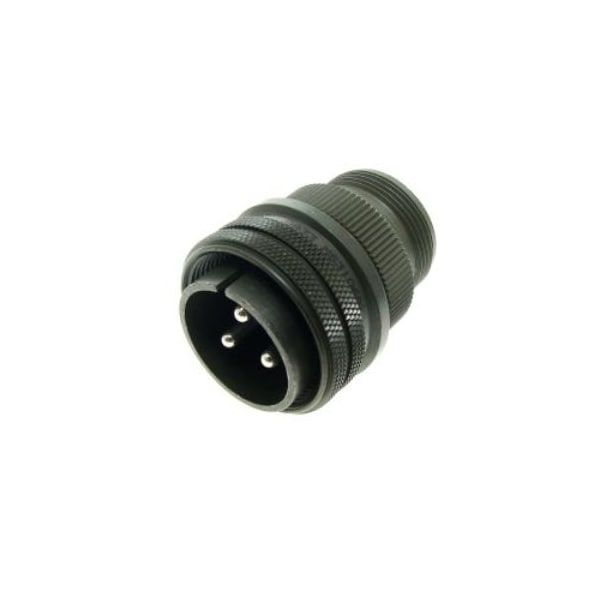 Pin & Sleeve Plug, 46 A, 500V AC, Three Phase, 3 Pole, Solder Terminals Wire Connection Type